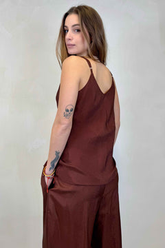 Top viscosa tinta unita