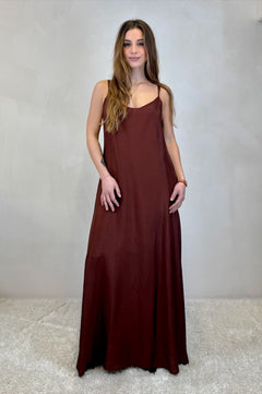 Abito lungo sottoveste viscosa