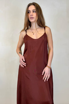 Abito lungo sottoveste viscosa