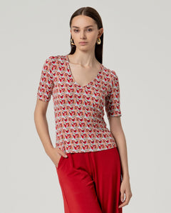 T-shirt V Multicolor