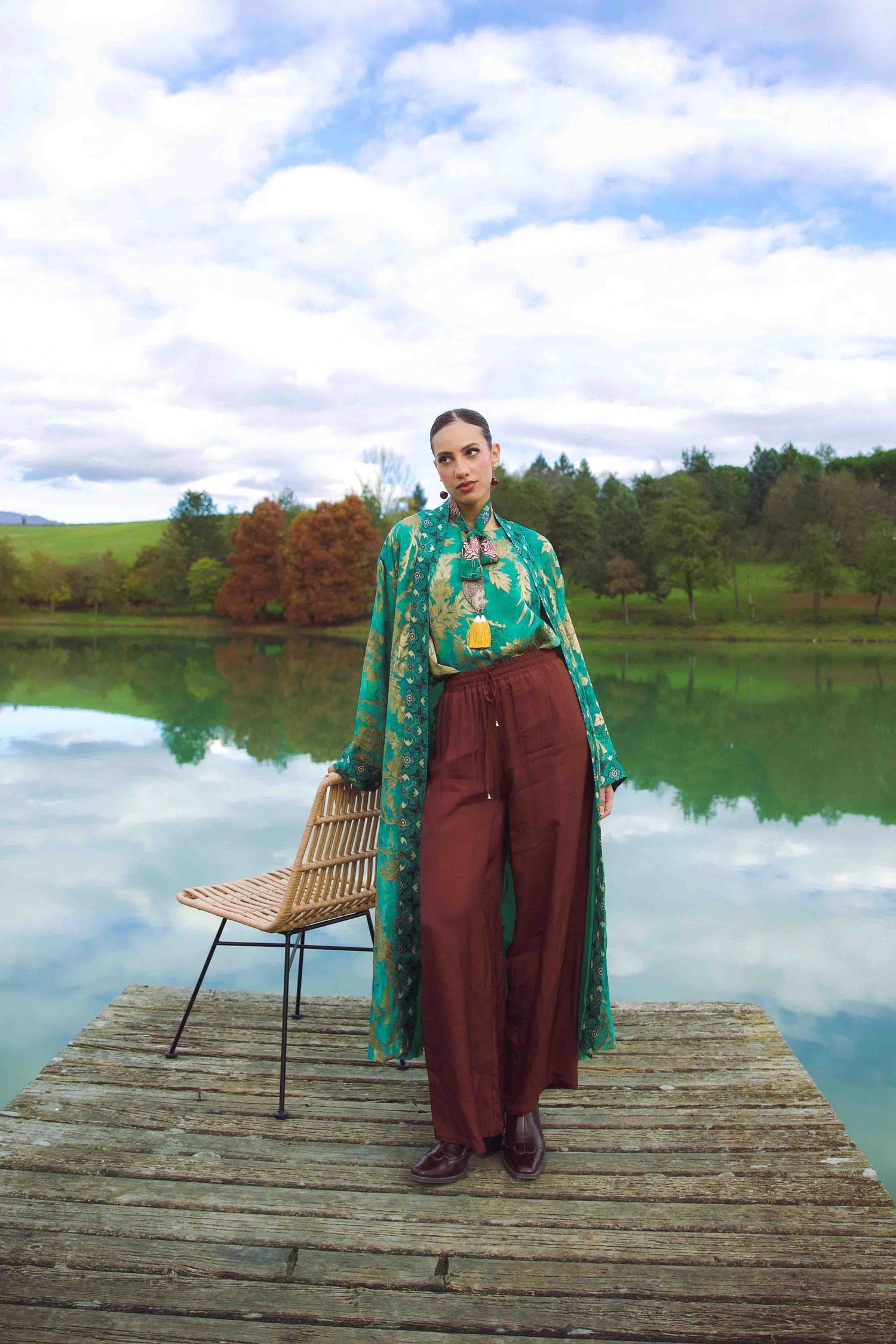 Kimono Lungo Dévoré