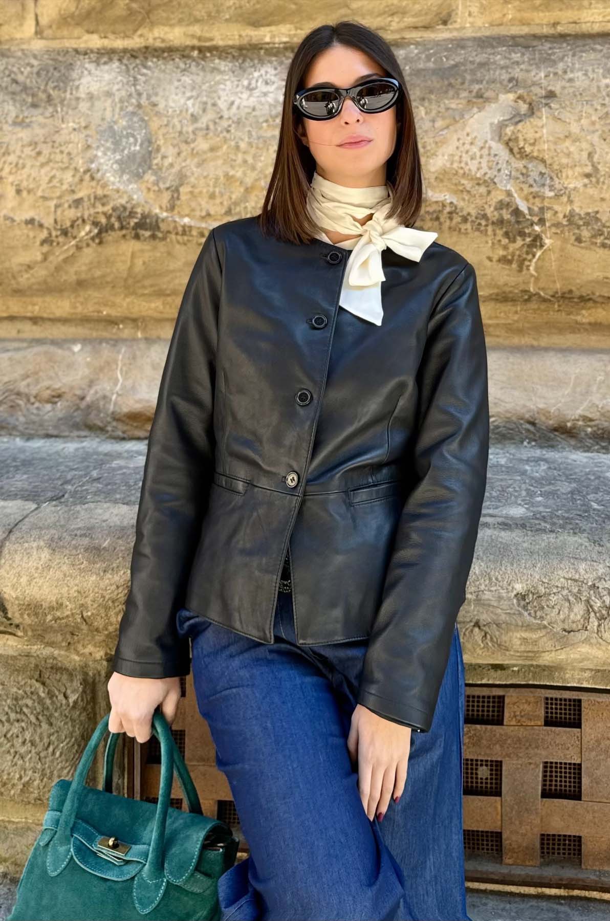 Giacca in pelle
