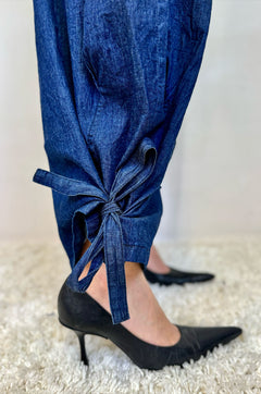 Jeans Leggero con Lacci