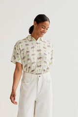 Camicia con stampa elefante