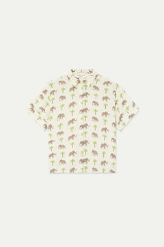 Camicia con stampa elefante