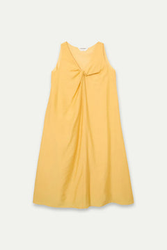 Abito smanicato giallo