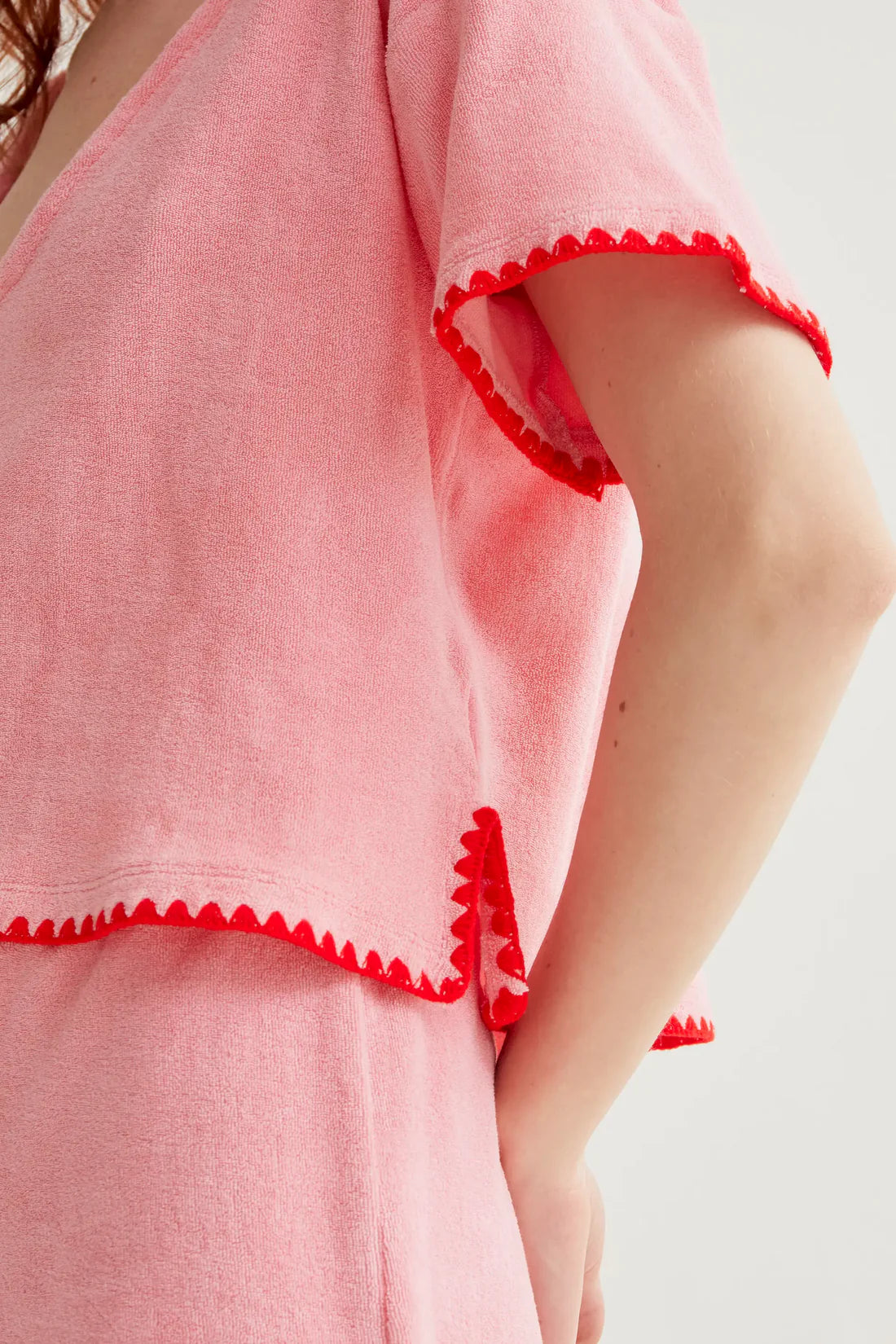Top spugna rosa