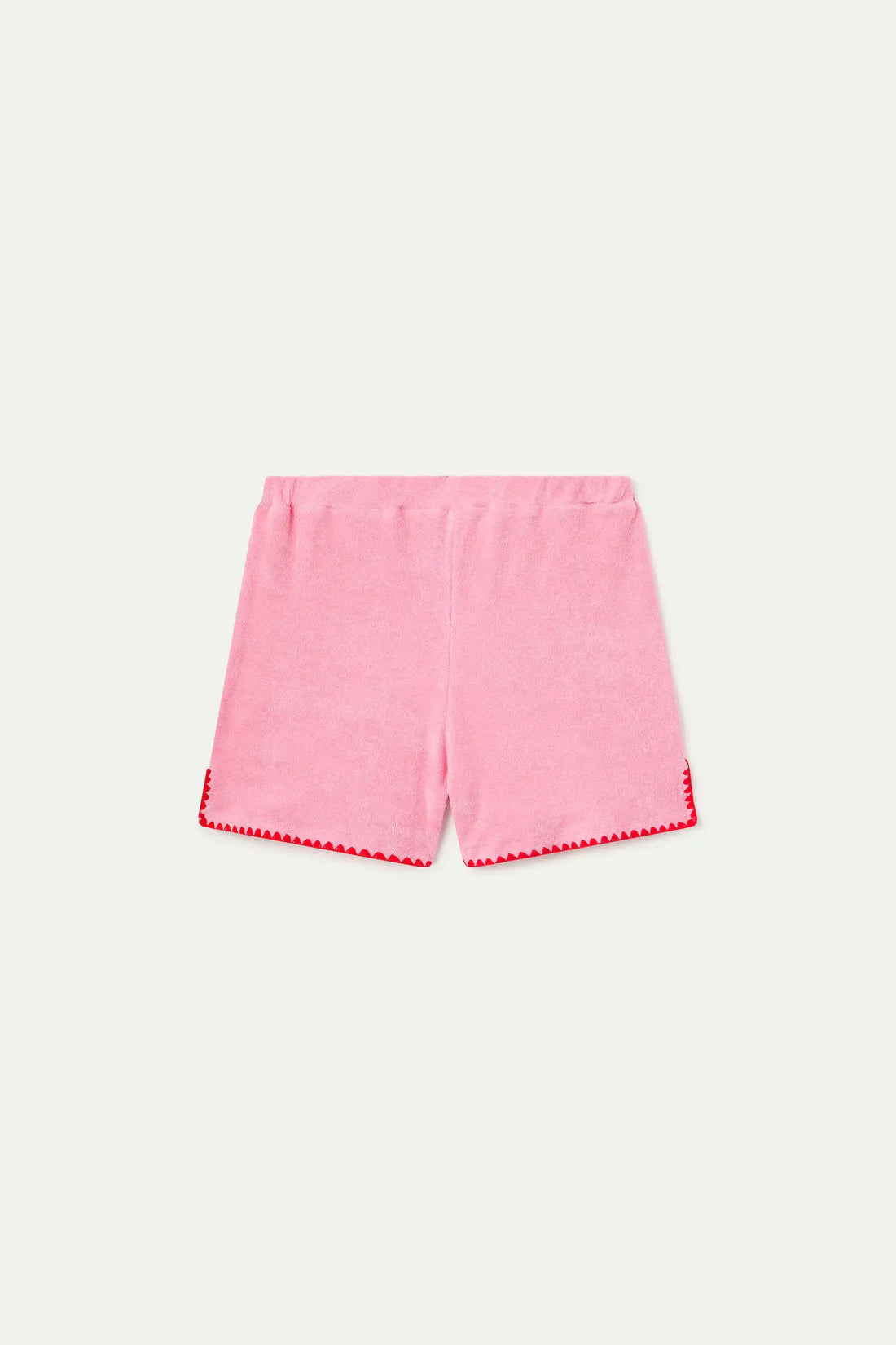 Shorts spugna rosa