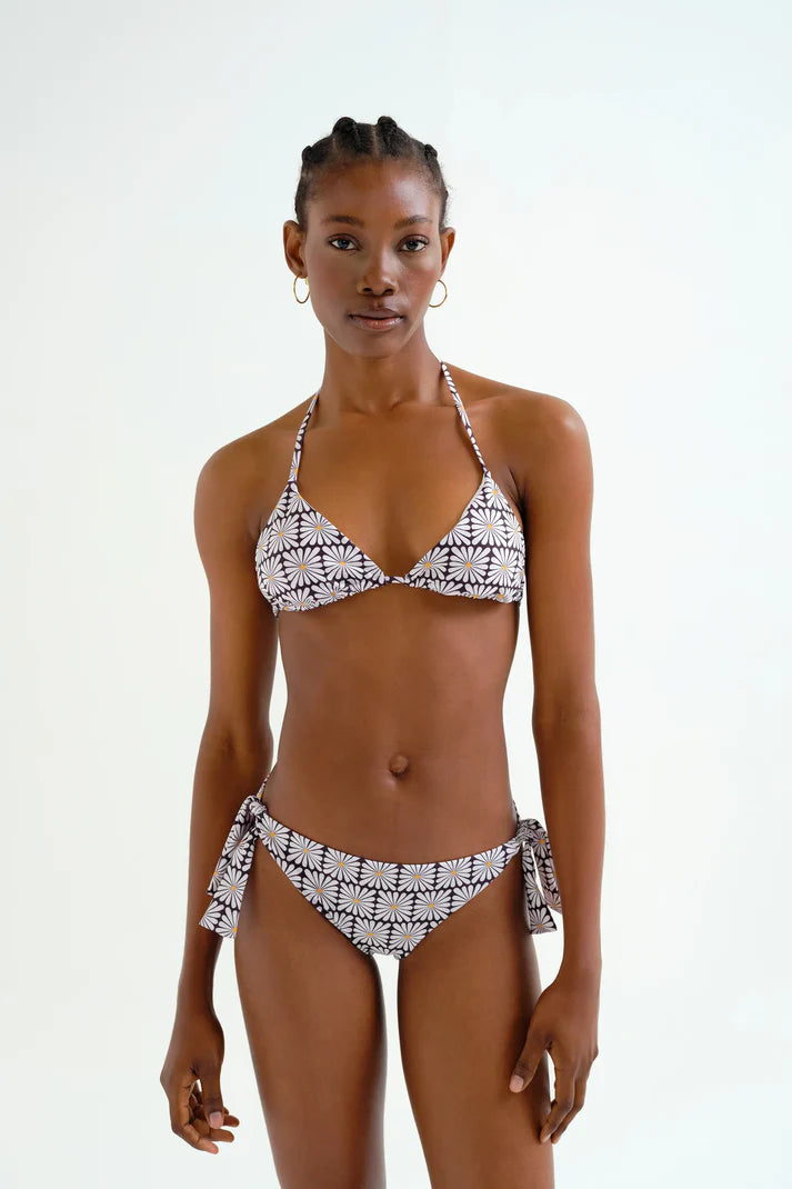 Reggiseno bikini a triangolo fantasia floreale