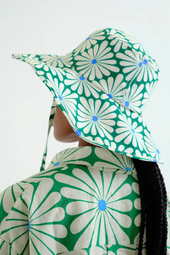 Cappello con stampa floreale