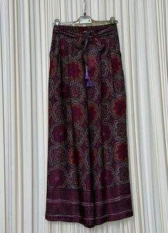 Pantalone viscosa fantasia