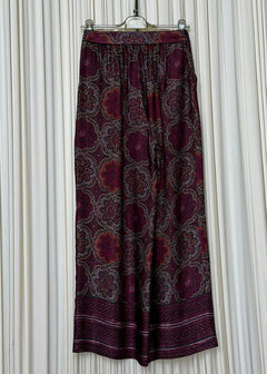 Pantalone viscosa fantasia