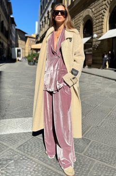 Cappotto doppiopetto double face