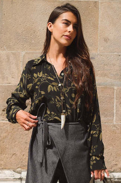 Camicia viscosa fantasia
