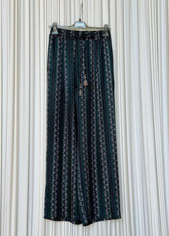 Pantalone viscosa fantasia