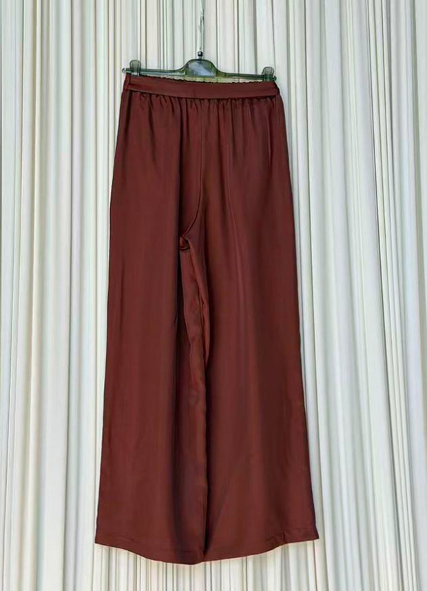 Pantalone viscosa tinta unita