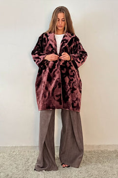 Giacca Kimono Velluto Jacquard