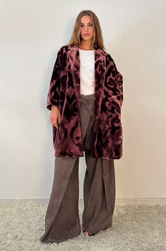Giacca Kimono Velluto Jacquard