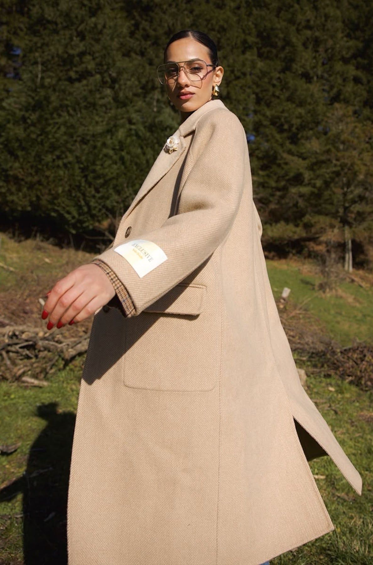 Cappotto lana doubleface