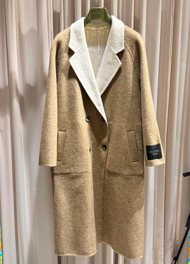 Cappotto lana doubleface