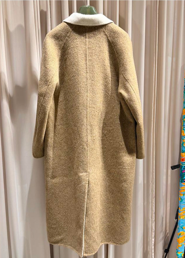 Cappotto lana doubleface