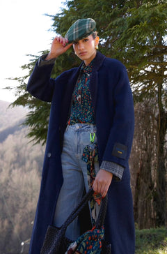 Cappotto lana doubleface
