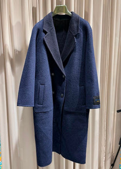 Cappotto lana doubleface