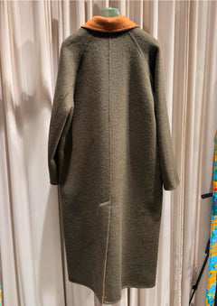 Cappotto lana doubleface