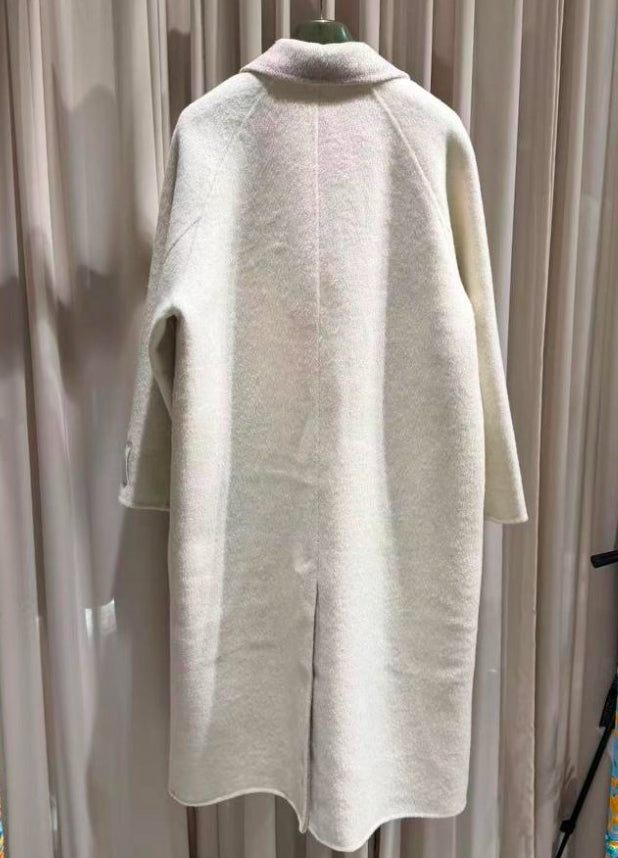 Cappotto lana doubleface