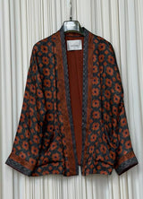 Giacca kimono fantasia mosaico