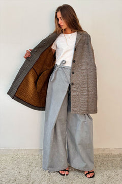 Giacca Kimono Tappezzeria Materica