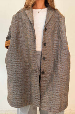 Giacca Kimono Tappezzeria Materica