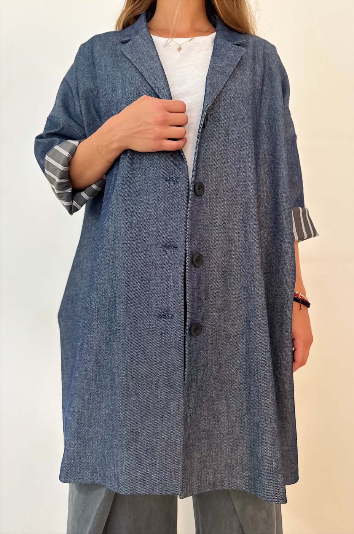 Giacca Kimono Denim Tokyo