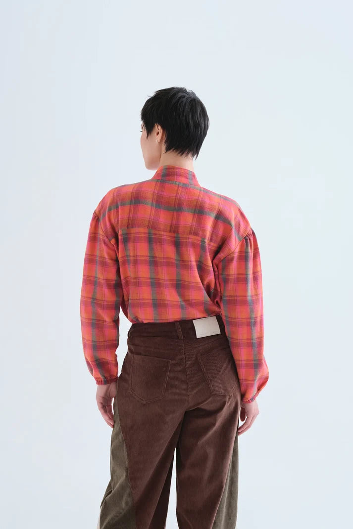 Camicia in cotone a quadri