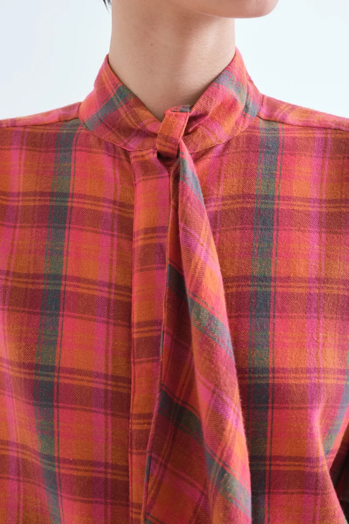 Camicia in cotone a quadri