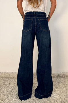 Jeans Oversize con Pinces