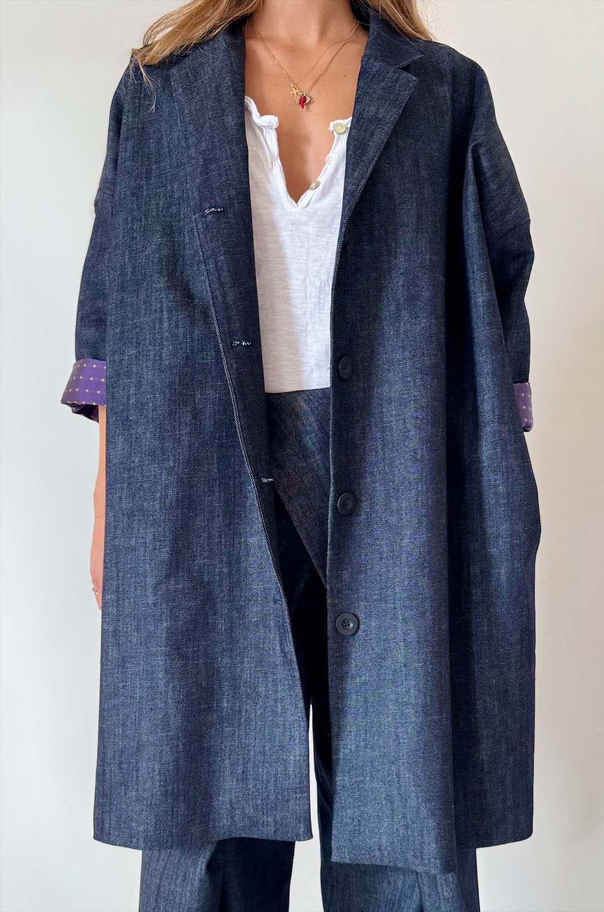 Giacca Kimono Denim Tokyo