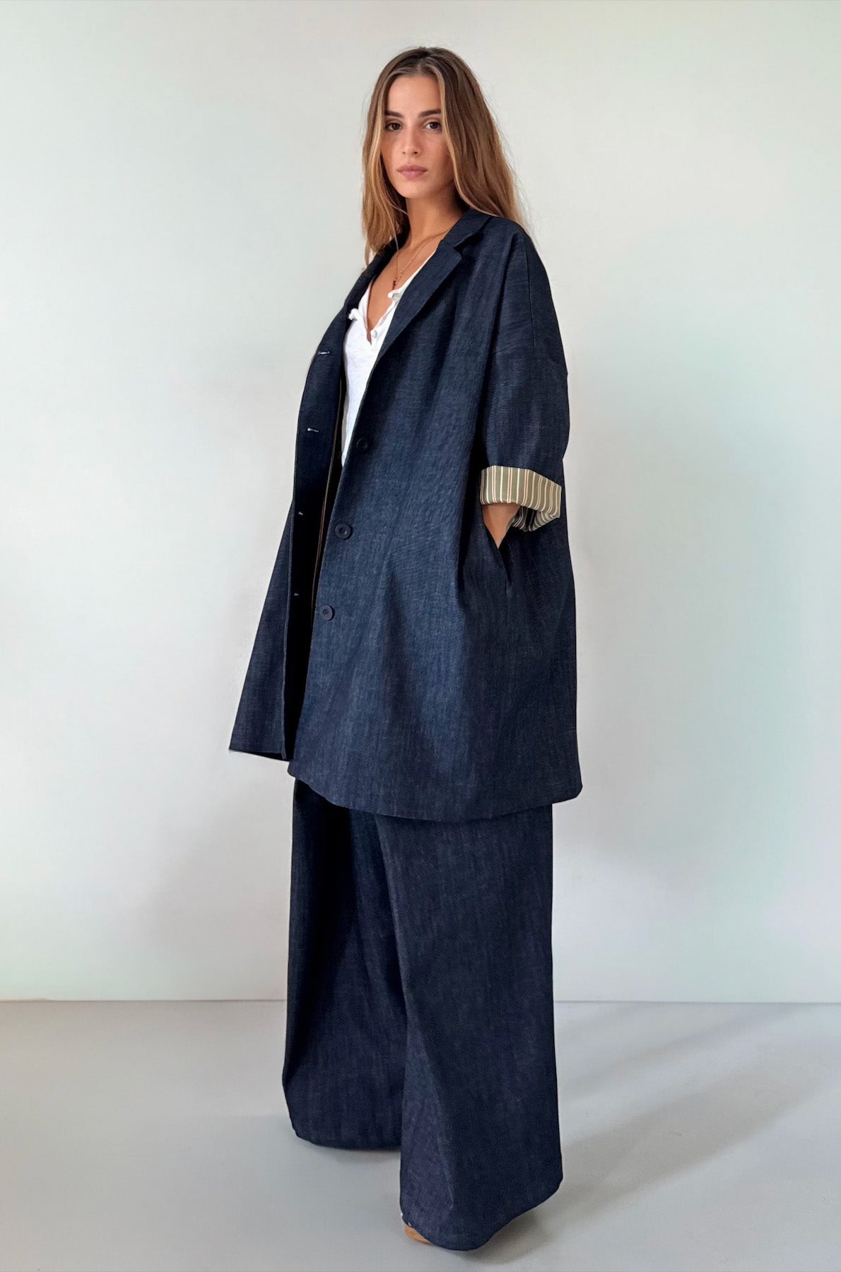 Giacca Kimono Denim Tokyo