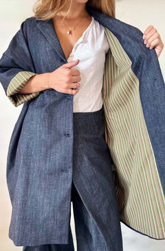 Giacca Kimono Denim Tokyo