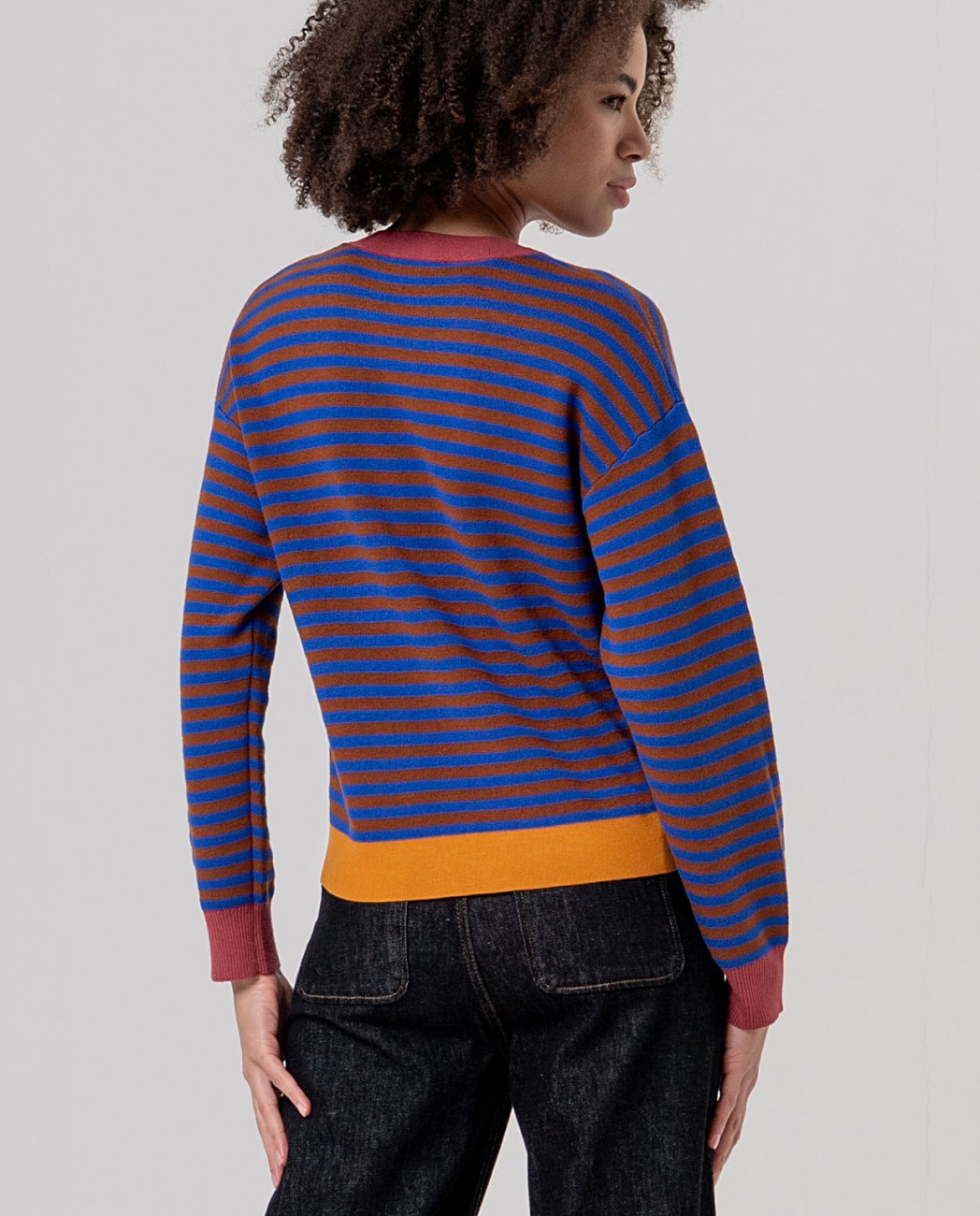 Cardigan righe
