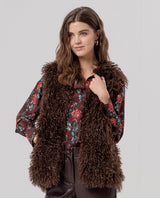 Gilet ecopelliccia double