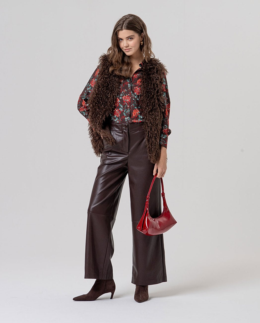 Gilet ecopelliccia double