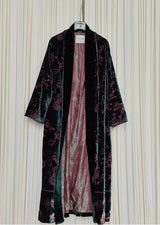 Kimono velluto devoré