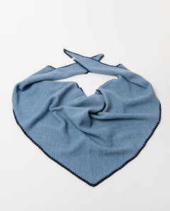 Bandana festonata in maglia