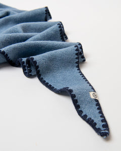 Bandana festonata in maglia