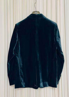 Blazer monopetto velluto
