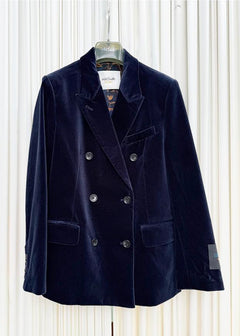 Blazer fustagno doppiopetto