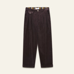 Pantaloni a gamba larga velluto