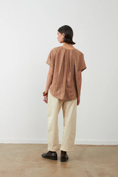 Pantaloni a gamba larga velluto