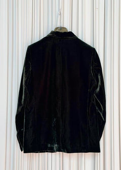 Blazer monopetto velluto